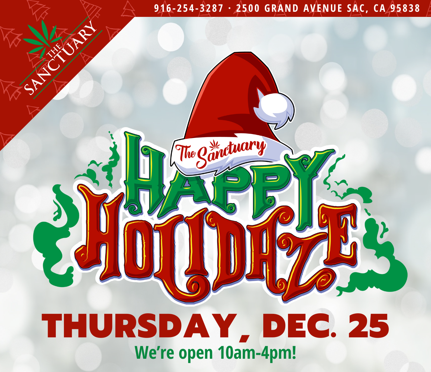 Happy Holidaze Hours